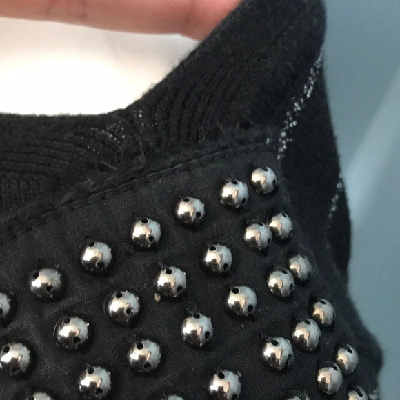 Armani Exchange Black Metallic Striped Sweater med - Picture 3 of 7